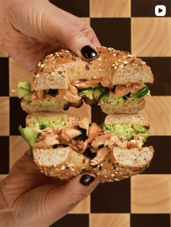 New York Bakery reel - Our Crispy Green Fix Bagel is fresh, crunchy, and full of feel-good energy.